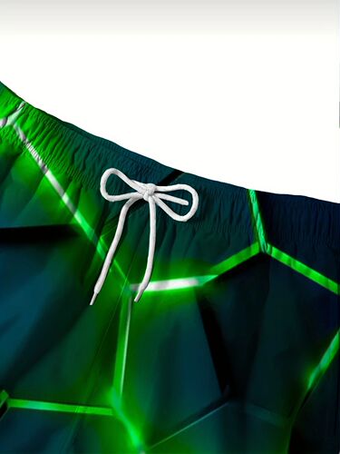 Summer Beach Shorts Men Quick-drying 3D Digital Printing Outdoor Casual Shorts Versatile