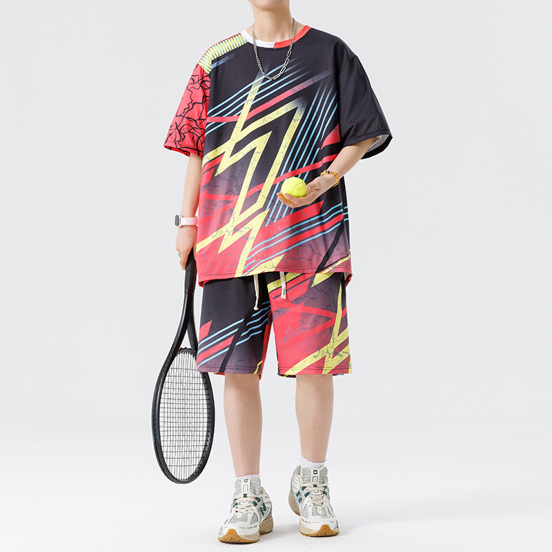 TZ8978 set negro rojo