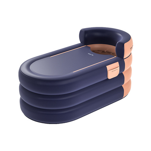 Folding bubble bath tub adult inflatable hot tub steam medicinal bath shower tub thickened children's bath tub home bathing tub