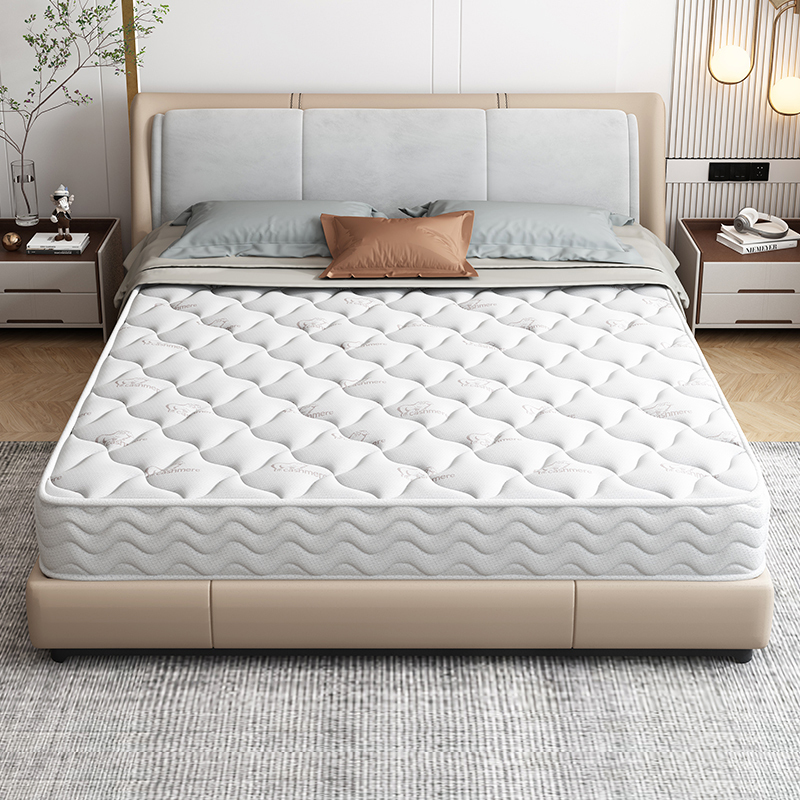 Spring Mattress for Home Use, Double Bedroom, Latex Soft Cushion, 5cm Thick, Hard Coconut Palm, 0.5m. 8m for Rental Use