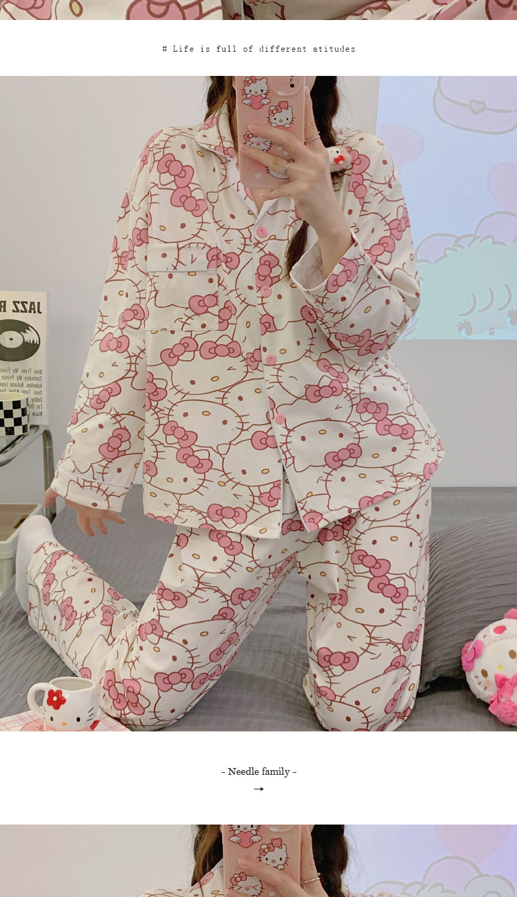 Kitty Cat Pajama Set Image 6