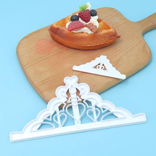 2pcs Crown Press Cutting Mold Cake Decoration Jewelry Mold DIY Tools Low Price Wholesale Cake Mold