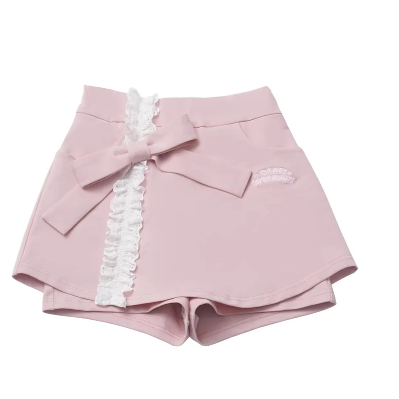 Chanel-Inspired Elegant Lace Slimming Design Bowknot Hot Girl Shorts European and American Casual Women's Shorts Chanel-Inspired Elegant Lace Slimming Design Bowknot Hot Girl Shorts European and American Casual Women's Shorts