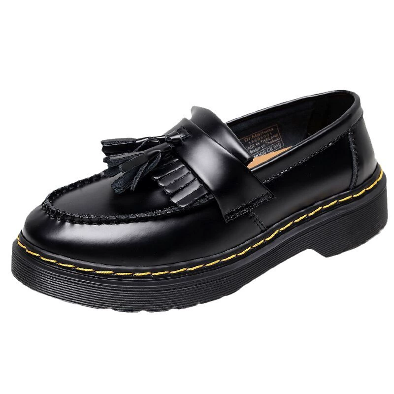 Адриан кисточки Bex Низкоуровневая повседневная кожаная обувь модная глянцевая обувь Lefu в британском стиле маленькая кожаная обувь для студентов