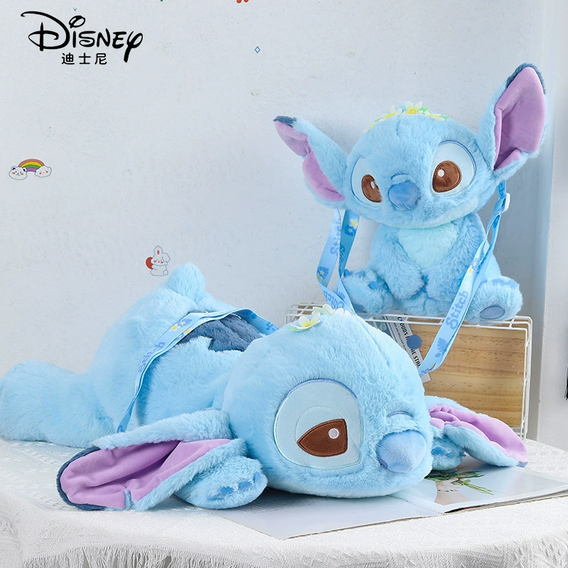 Подлинная Disney Dream Purple Stitch Кукла Стежок Энджи Плюшевая игрушка Подушка