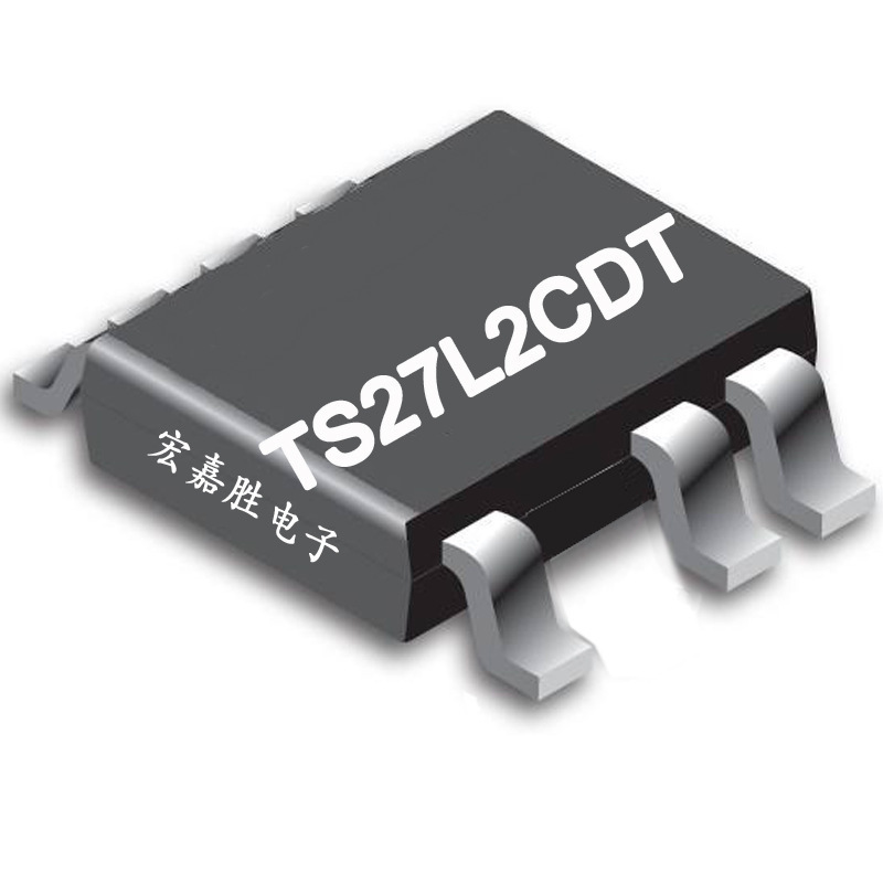 TS27L2CDT SOIC-8 low power operational amplifier with single chip IC circuit board Semiconductor