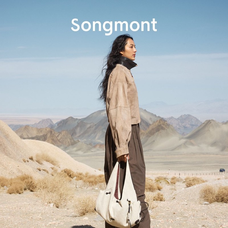 Songmont山下有松百纳系列腋下包女大容量休闲百搭通勤单肩流浪包|undefined