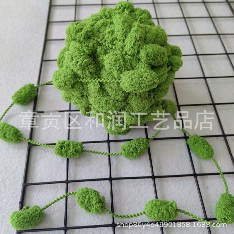 幼稚園アートエリアの壁装飾レイアウト素材カラフルな毛玉糸パーティション織りエリア DIY 吊り下げ装飾品|undefined
