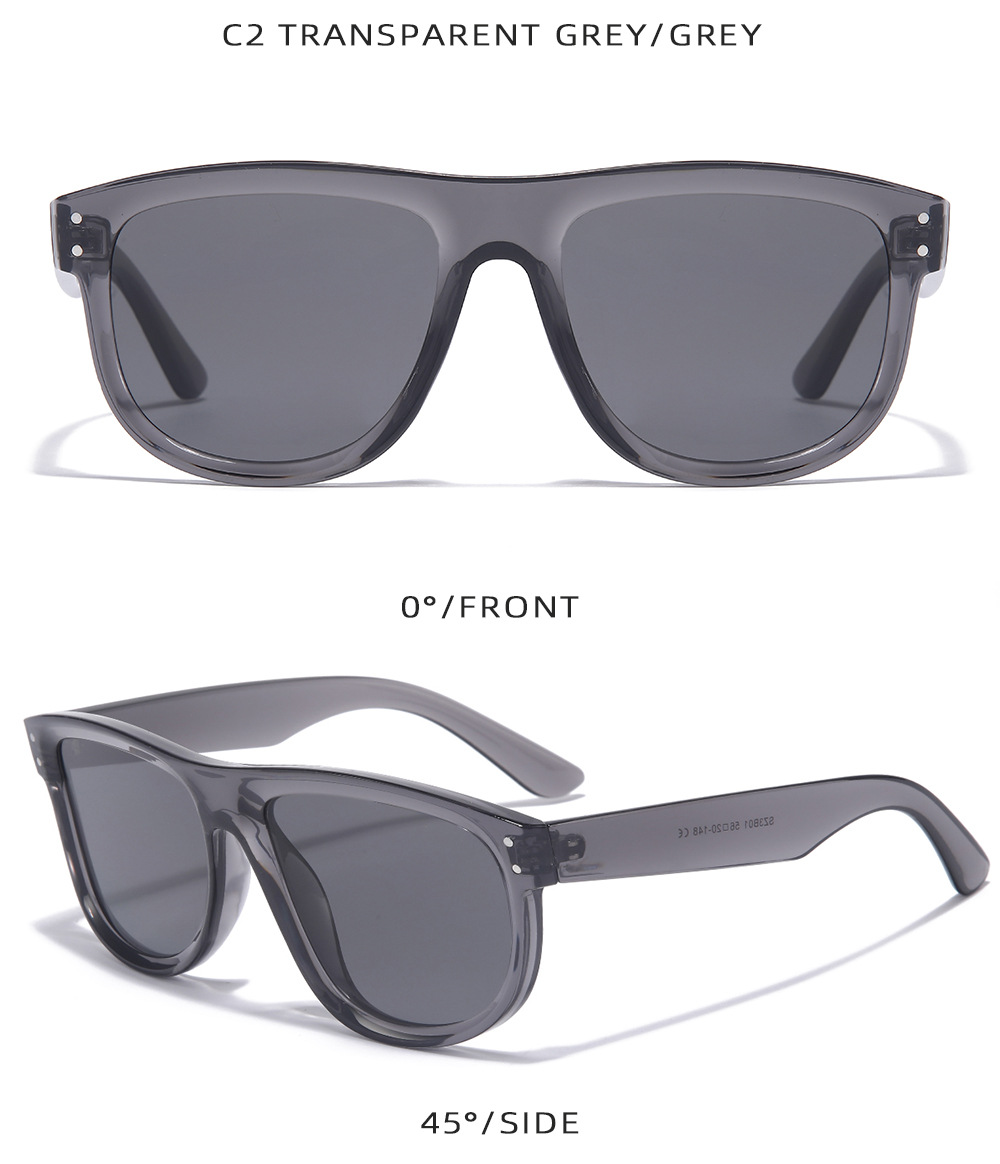 Streetwear Geometric Pc Square Full Frame Glasses display picture 8