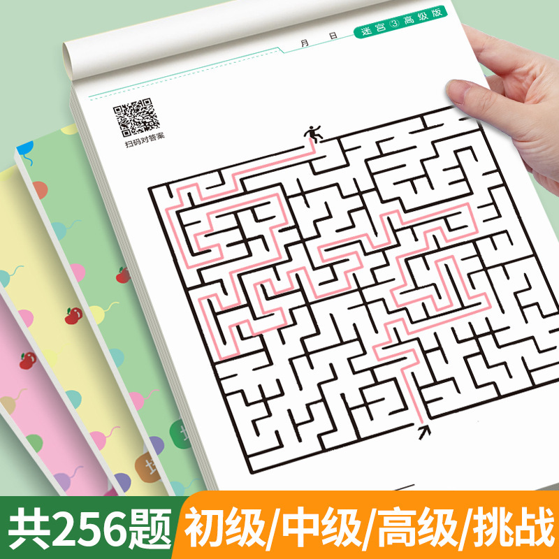 迷宫儿童思维专注力多动症训练耐心智力开发大冒险大脑开发专注力