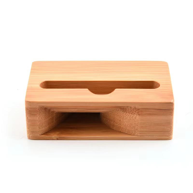 Bamboo Speaker Amplifier Bamboo Phone Stand Base Phone Holder Gift Wholesale Manufacturer Tablet Amplification Device