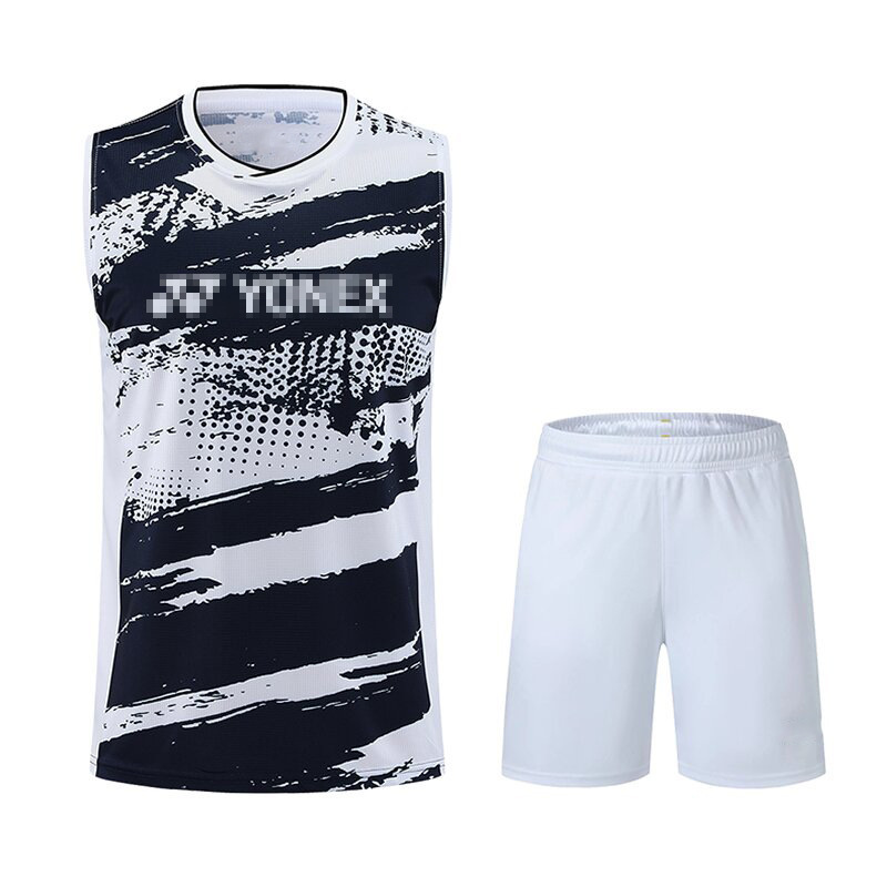 25 新しい YY バドミントン服メンズ夏アイスシルク速乾性服女性の夏のランニングスポーツベストカスタマイズ|undefined