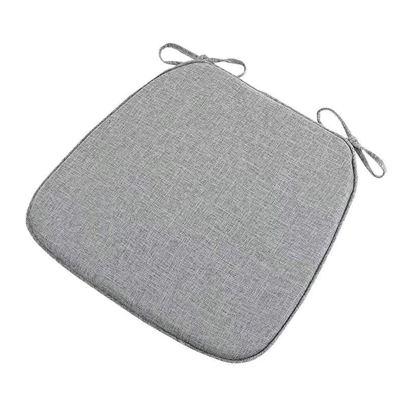 Sillas chinas 40 × 38 herraduras de caballo cuatro estaciones almohadilla de sillas de color sólido taburete de comedor grueso casero almohadilla desmontable y lavable