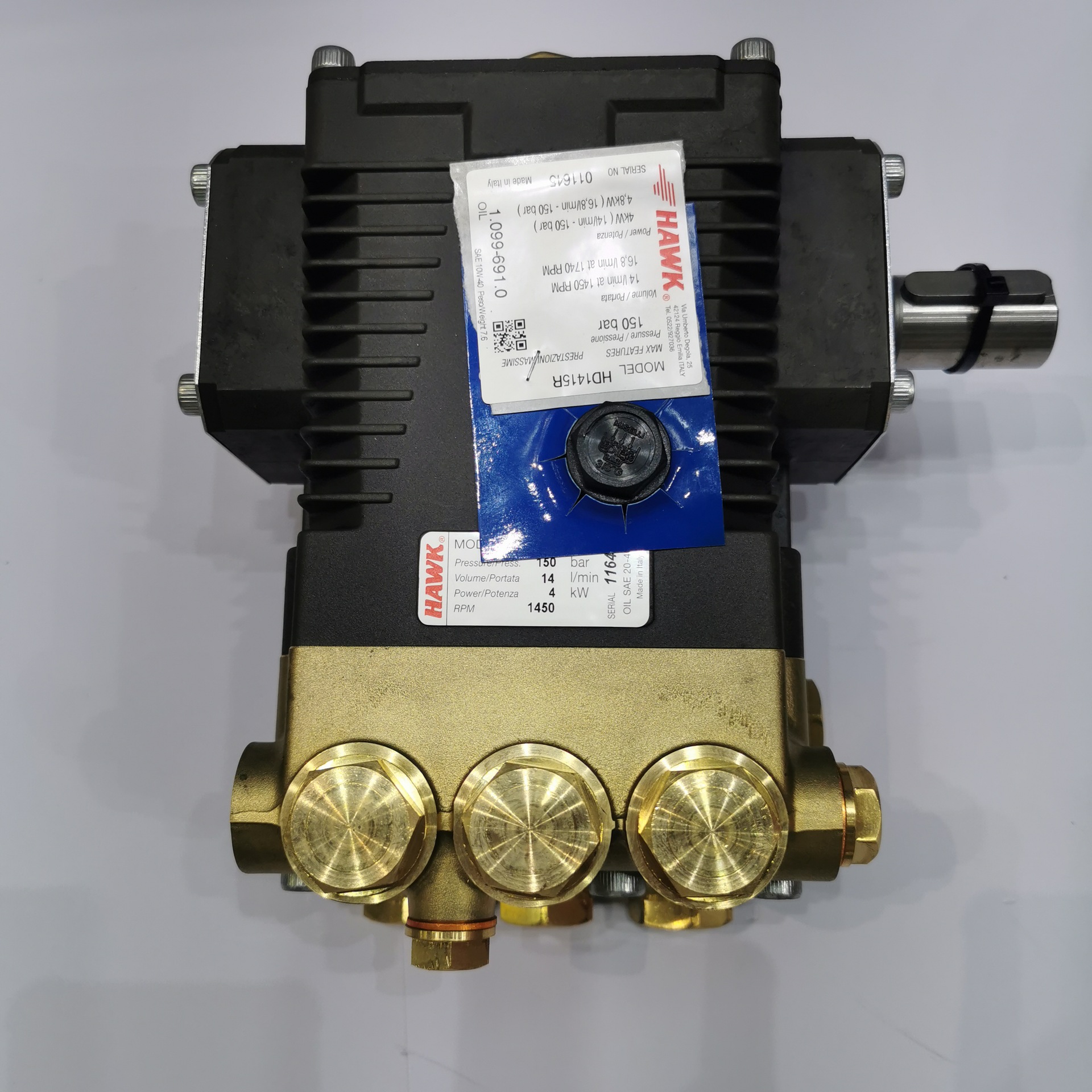 HD1415   加湿造雾   HAWK  霍克 进口高压柱塞泵