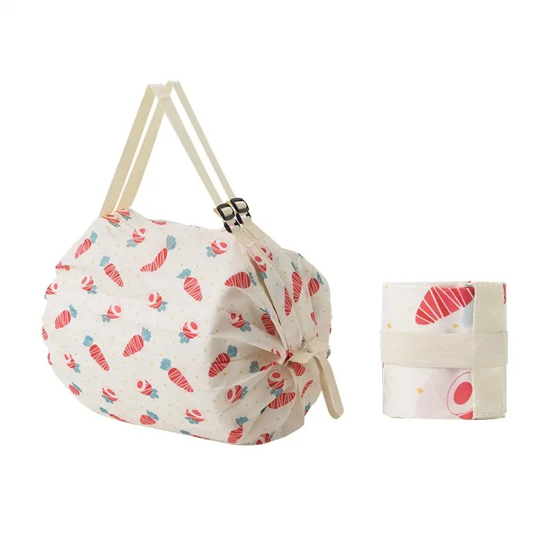 Estilo japonés plegable bolsa de almacenamiento ligera bolsa de mano bolsa de viaje ropa equipaje de gran capacidad