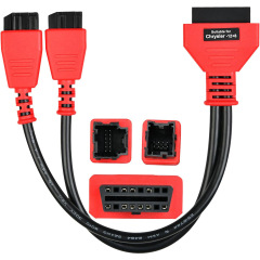クライスラー12 8診断線OBD2-16P母頭対道通Chrysler-12P 8p自動車ハーネス