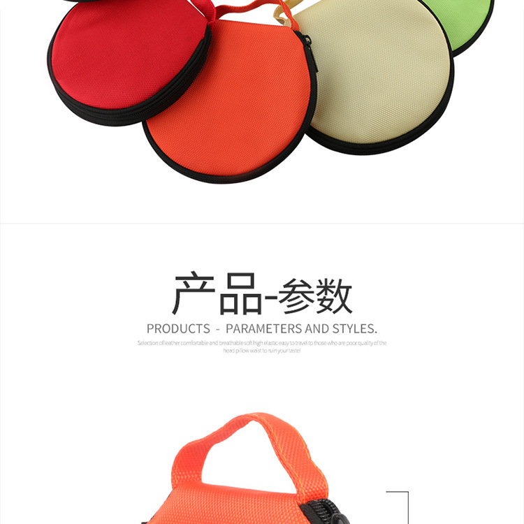 Car Cd Storage Case, Large Capacity Oxford Cloth Car Cd Bag, Household Car Use Round Disc Case