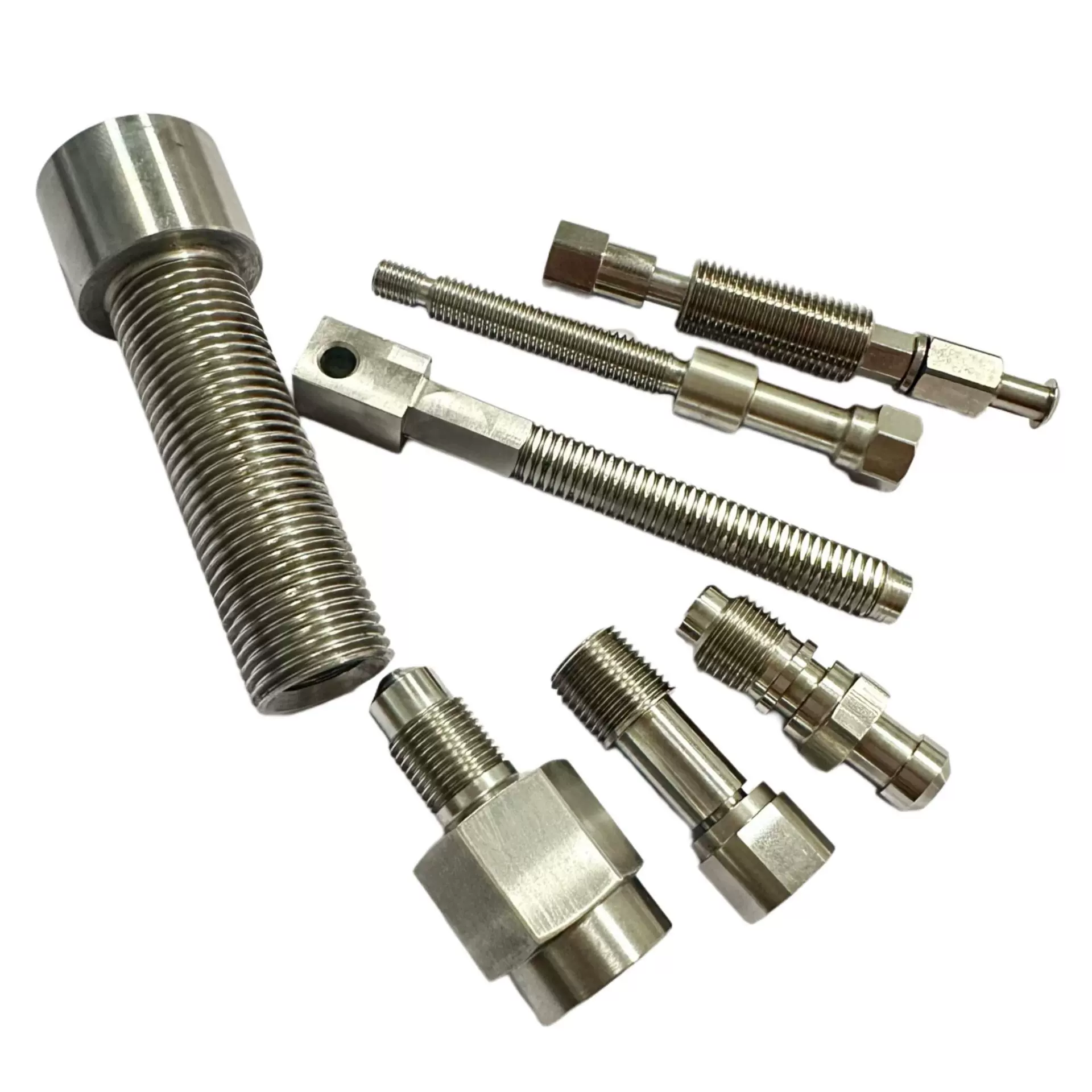 不锈钢非标螺纹加工电气设备零件CNC加工车削铣削走心机加工