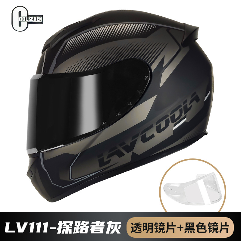 Casco de motocicleta certificado 3C DOT fábrica de comercio exterior Four Seasons casco completo universal casco de coche eléctrico Estándar Nacional Clase A