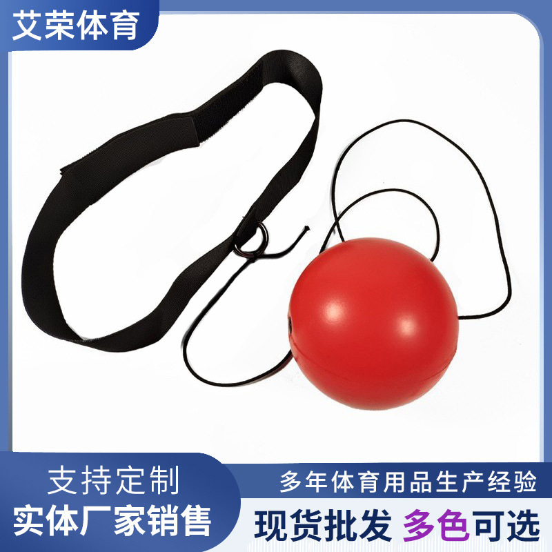 Boxing Reaction Ball Head-Mounted Speed Ball Ufc Fighting Dodge Sanda Fighting Training Equipment Decompression Magic Ball