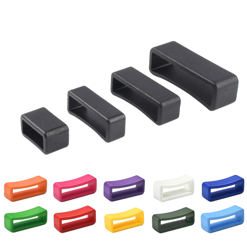Spot Colorfulful Square Sliding Adjustment Mouth Buckle Pet Chain Drawstring Buckle Luggage Webbing Adjustment Two-Stop Buckle