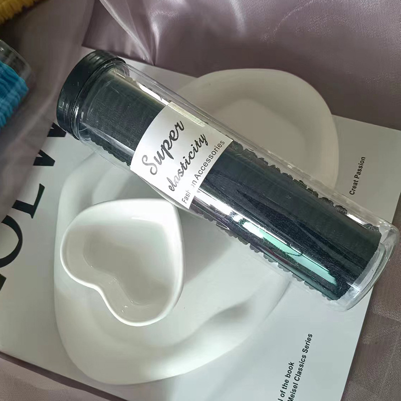 Diadema sin costuras tocado accesorios para el cabello banda para el cabello estilo coreano femenino Cola de Caballo corbata pelo no duele banda de goma elástica pelo cuerda al por mayor