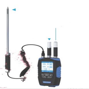 Temperature and humidity tester comes standard with in-line temperature and humidity probe model: MW88-JT2021