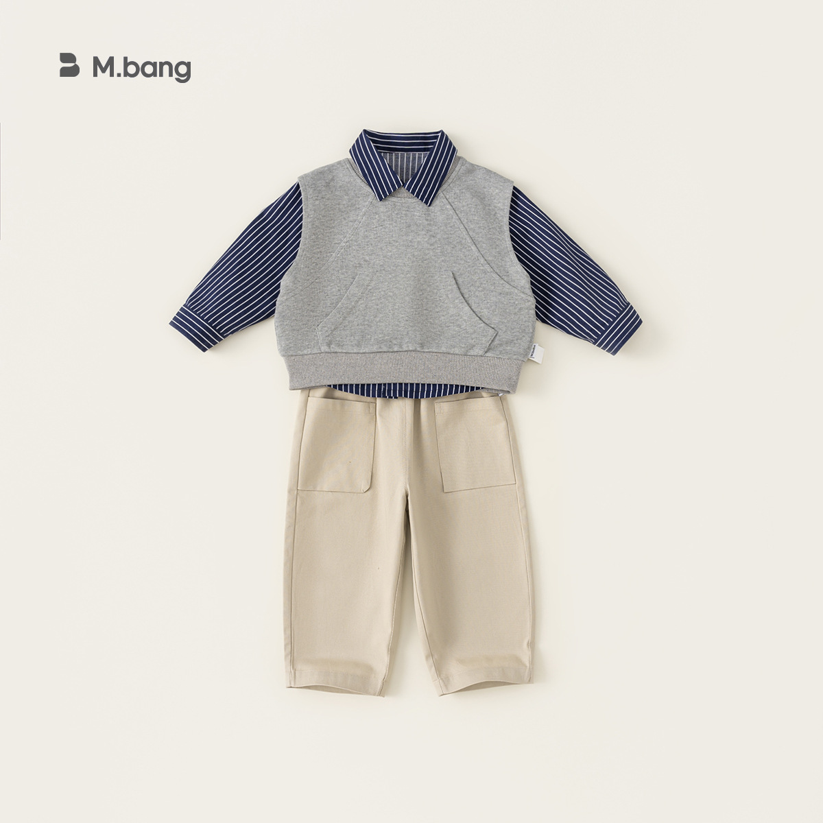 Navy blue stripes qt84094