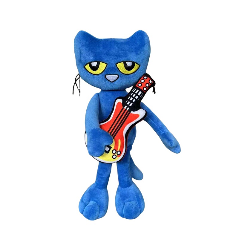 国境を越えた人気のピート・ザ・キャットハンドパペット ピート・ザ・キャットぬいぐるみ人形 幼児教育絵本人形|undefined