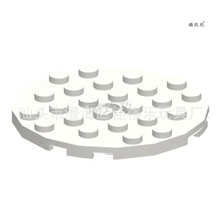 【50G起订】跨境MOC国产积木乐兼容高11213小颗粒拼装散件6x6圆板