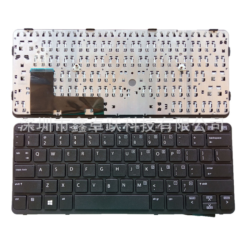 US applicable to HP Elitebook 820 G1 G 2 720 G1 G 2 725 G1 G2 keyboard black frame