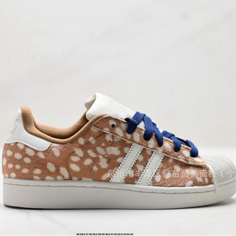 Pure original top-grain leather shell-toe superstar classic unisex Adidas sneakers, three-leaf clover casual men's shoes Pure original top-grain leather shell-toe superstar classic unisex Adidas sneakers, three-leaf clover casual men's shoes