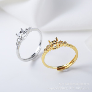 �r�н���Ů��ָ��������צ5MM�A�ν�ָ�бPdiy�ֹ���Y��ָ���