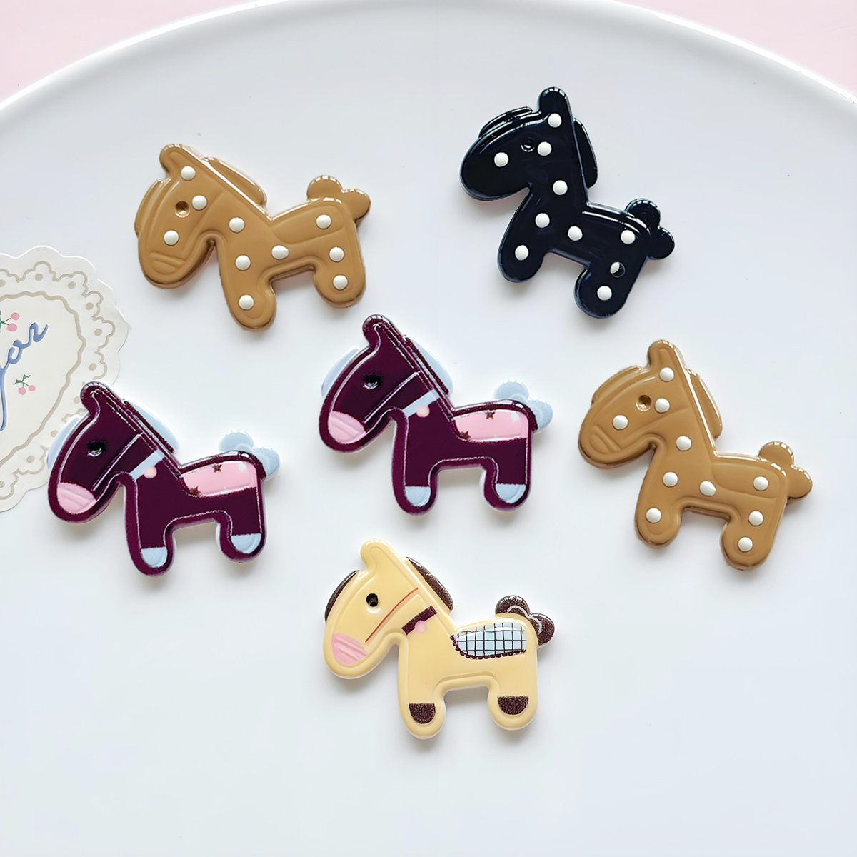 亚克力洞洞鞋子手机壳贴饰DIY手工半成品装饰材料饰品配件DIY发夹