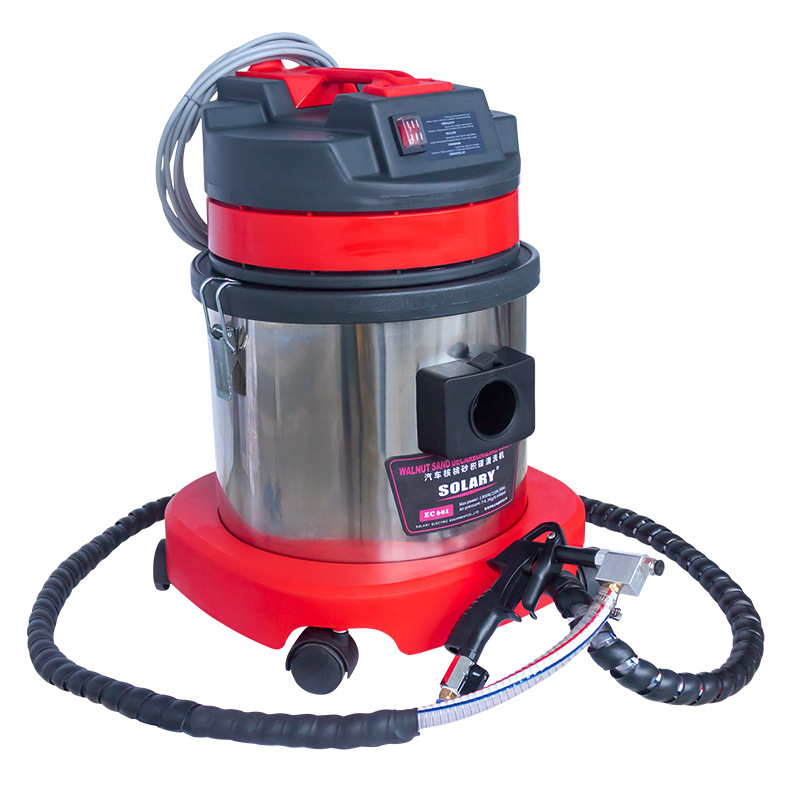 Lavadora de carbono de arena de nuez para reparación automotriz de válvula de aceleración de admisión de aire del motor y equipo de herramientas eléctricas limpias