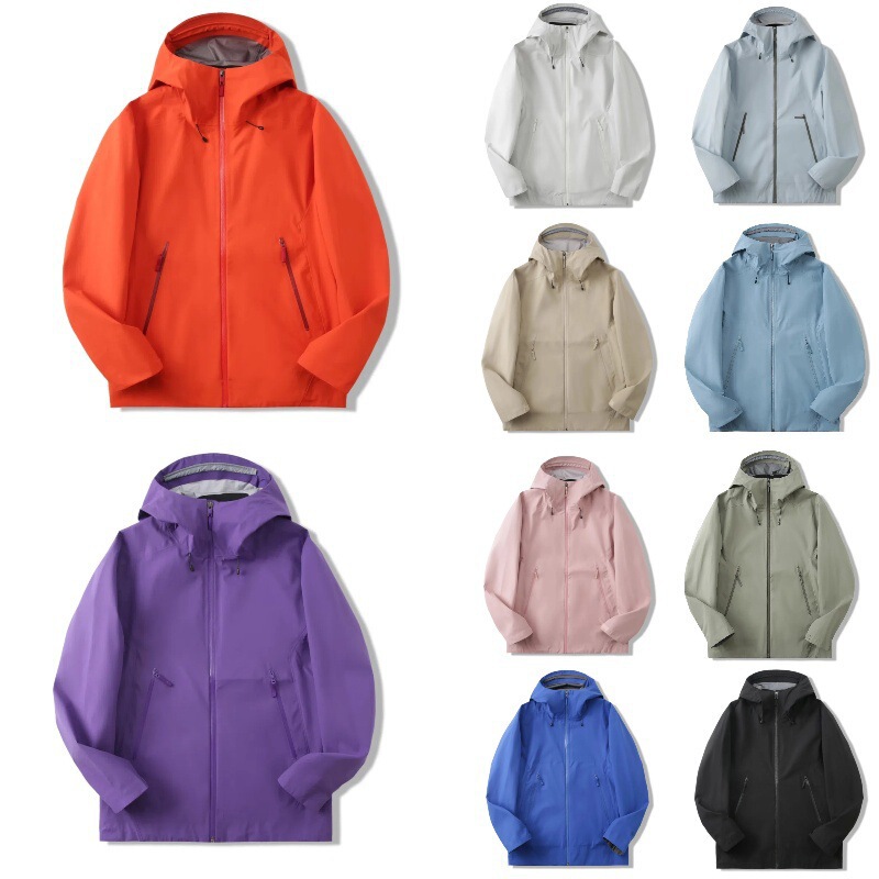 Niaojia Outdoor Functional Fully-Glued Rainstorm-Grade Waterproof Couple's Hardshell Hooded Windproof Jacket Niaojia Outdoor Functional Fully-Glued Rainstorm-Grade Waterproof Couple's Hardshell Hooded Windproof Jacket