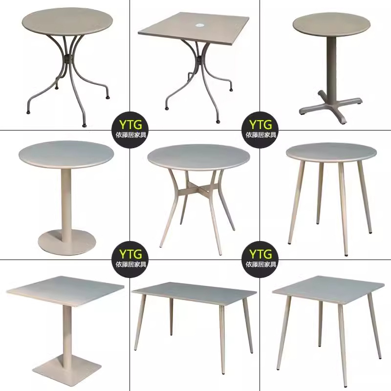 Mesa y silla al aire libre patio jardín impermeable solar balcón al aire libre silla de caña ocio villa al aire libre jardín mesa y silla de caña