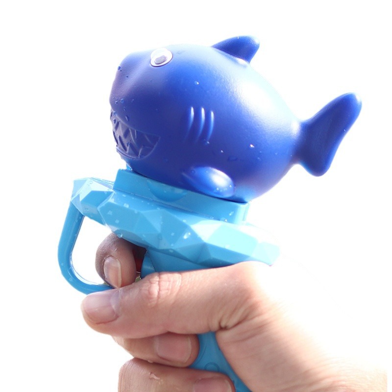 Niños de dibujos animados transfronterizos dinosaurio pistola de agua lucha de agua juguetes de agua de verano niños Prensa de dibujos animados pequeña pistola de agua al por mayor