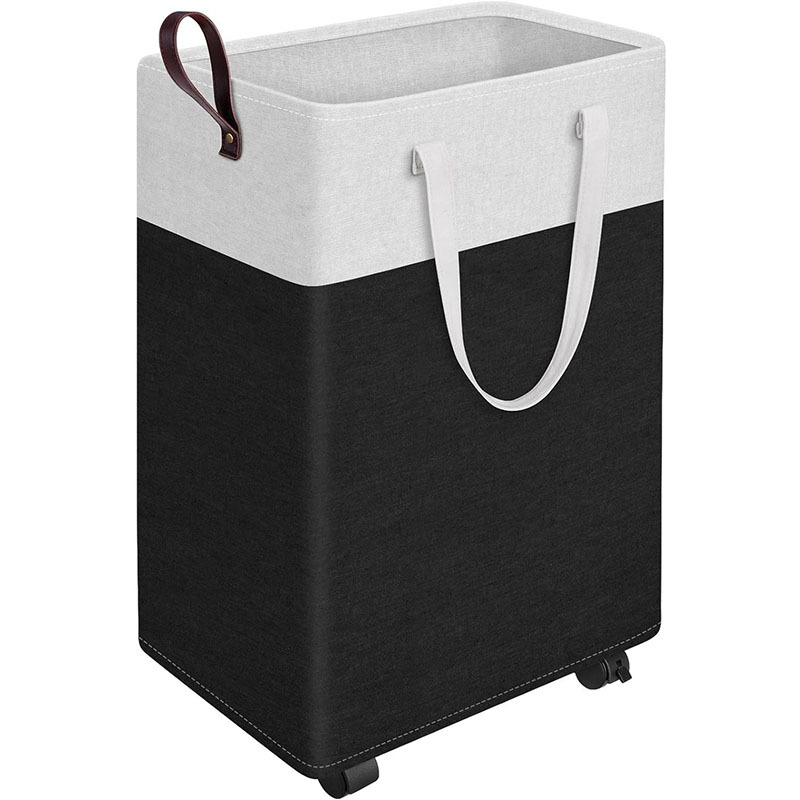 Pulley Laundry Basket With Handle Large Foldable Basket Waterproof Clothes Basket Bathroom Bedroom Dormitory Clothes Box
