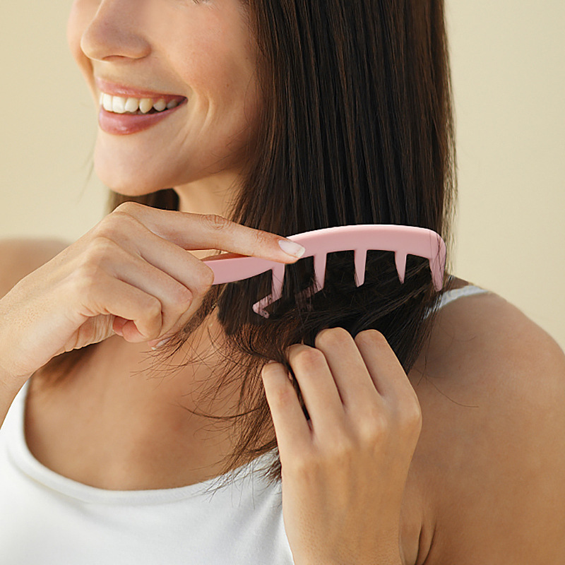 thumbnail image 2 of 10 Uds. Peine esponjoso de belleza para el cabello rosa, peine con palabra Z, derivación de distribución, peine para estilismo, artefacto para el cabello esponjoso, 2 of 5