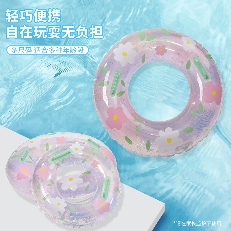 Anillo de natación para bebés, anillo salvavidas engrosado, anillo de natación para axilas para niños y mujeres adultas rosas al por mayor