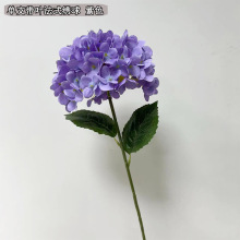 新款小花瓣法式绣球单个花头无叶豆瓣绣球颜色多绢布材质现货批发