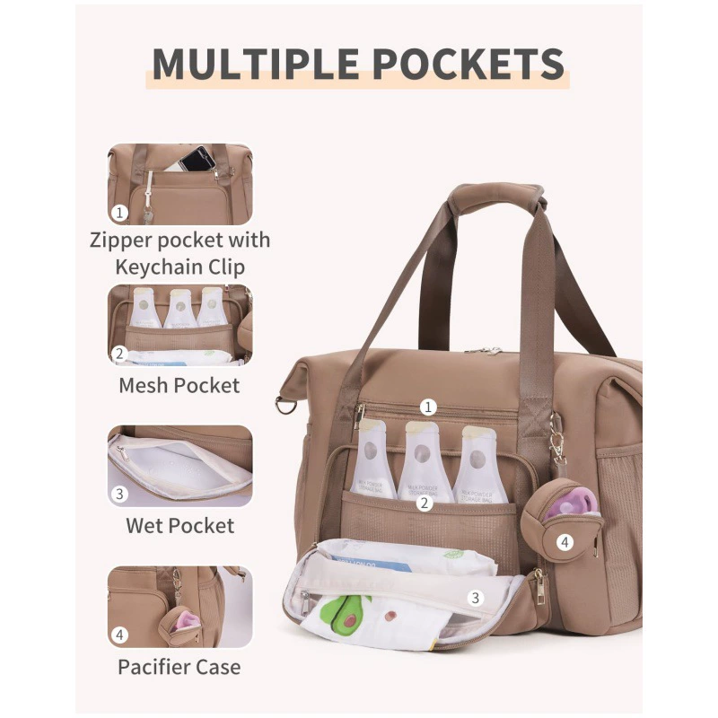 Children's diaper, capacious cloth bag, pacifier for traveling, Amazon