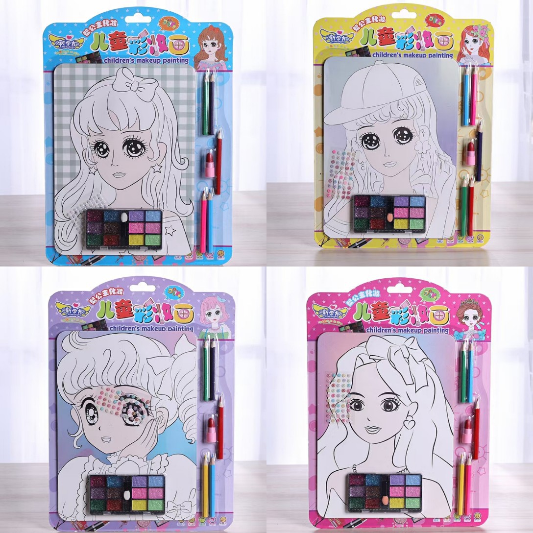 Libro de Colorear Divertido con Pegatinas de Burbujas de Dibujos Animados, Pegatinas de Regalo para Manualidades, Pegatinas Educativas para Jardín de Infancia, Aprendizaje Temprano, Anime 3D