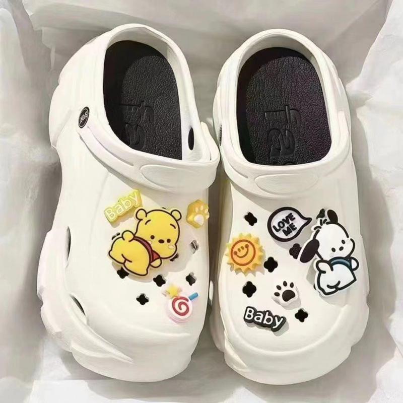 Hoyo Hoyo accesorios de zapatos lindos dibujos animados DIY botones de zapatos floral botones de zapatos accesorios botones de botones accesorios botones de PVC botones de zapatos