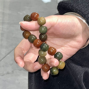 Authentic Lingyuege Chen Zi Bodhi Bracelet Duobao genuine goods Bodhi Zi Wen Play Winding Finger Soft Bracelet Women's Plate Play Gradient Change