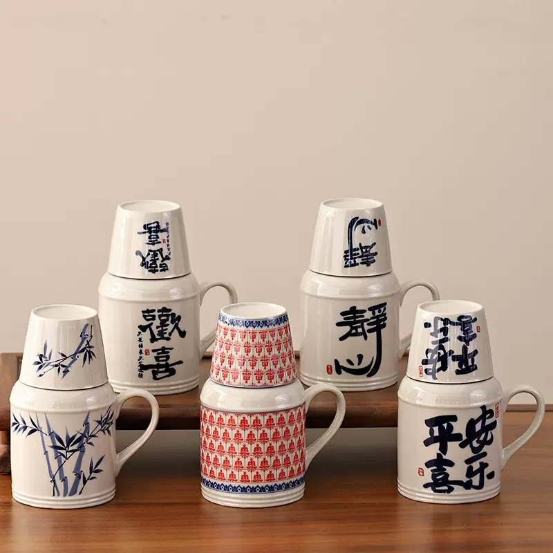 小暖壶陶瓷家用随身带复古凉水壶泡茶保温杯办公室闷茶壶创意水杯