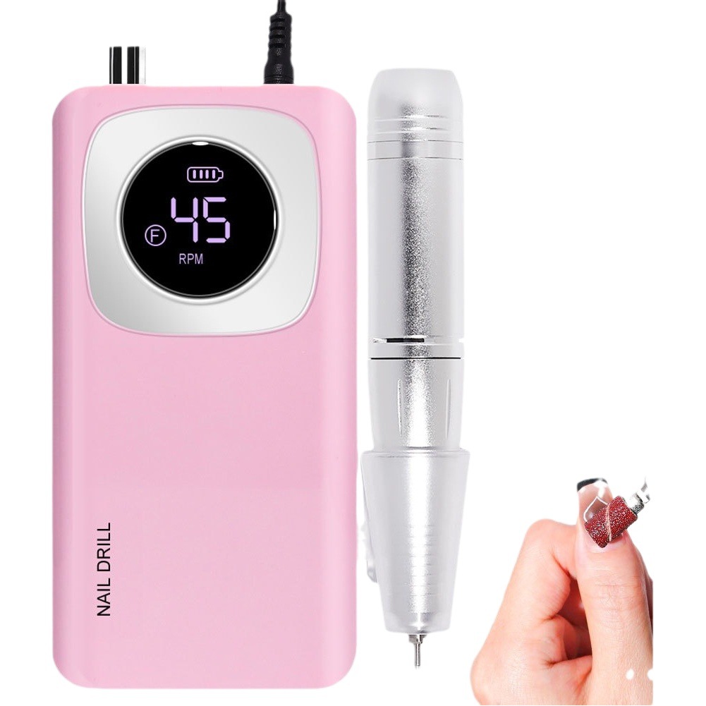 Nuevo pulidor de uñas multicolor, pulidor de uñas portátil, amoladora eléctrica de uñas, transfronterizo