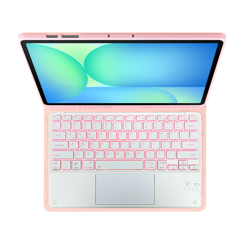 Suitable for Samsung Galaxy Tab S10+/S9 Fe+/S8+Plus 12.4inch Bluetooth Keyboard Protective Cover