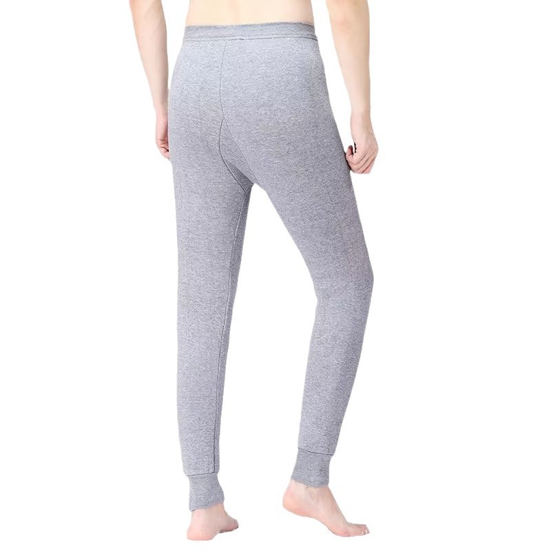 Deportes de invierno para hombres, pantalones de nueve puntos con pies de guardia más leggings de moda juvenil microelástico con patas de terciopelo